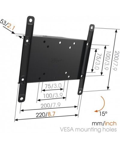 Поставка Vogel's за LCD/PLASMA 19"- 37" с наклон 15° - 4