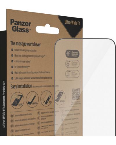Стъклен протектор PanzerGlass - AntiBact UWF, iPhone 14 Pro Max - 6