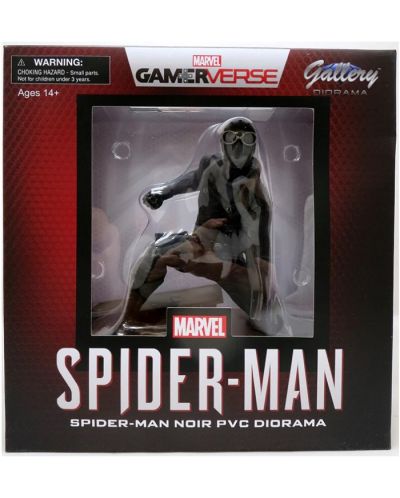 Статуетка Diamond Select Marvel: Spider-Man - Spider-Man Noir (Video Game Gallery), 18 cm - 5