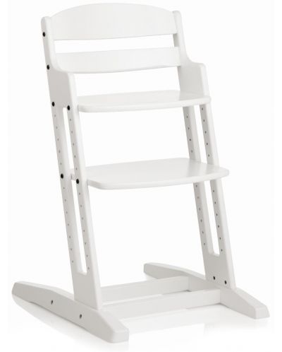 Столче за хранене BabyDan - DanChair, бяло - 2