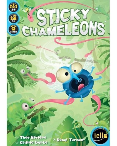 Настолна игра Sticky Chameleons - Детска