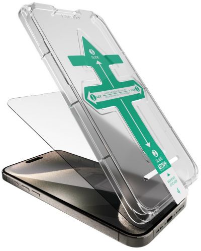 Стъклен протектор Next One - Tempered, iPhone 15 Pro - 2