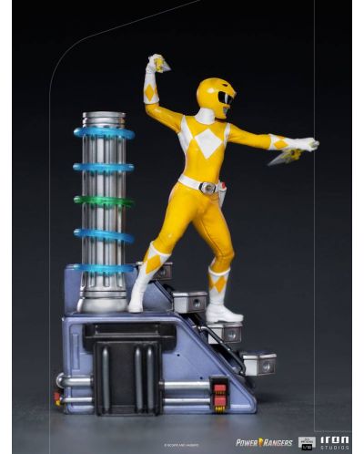 Статуетка Iron Studios Television: Mighty Morphin Power Rangers - Yellow Ranger, 19 cm - 4