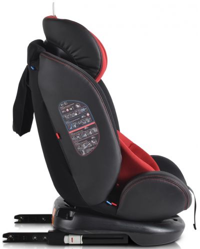 Столче за кола Cangaroo - Pilot, 0-36 kg, с IsoFix, червено - 8