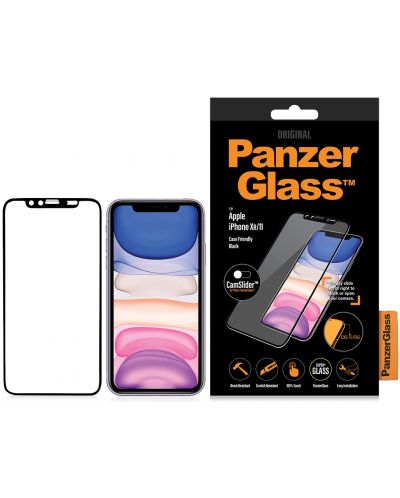 Стъклен протектор PanzerGlass - CaseFriend CamSlide, iPhone XR/11 - 3