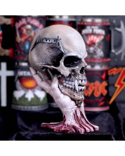Статуетка Nemesis Now Music: Metallica - Sad But True Skull, 22 cm - 6