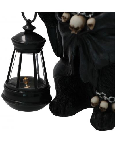 Статуетка Nemesis Now Adult: Gothic - Reaper's Feline Lantern, 18 cm - 5