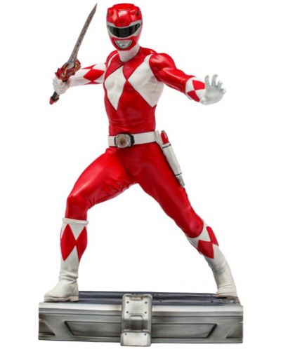 Статуетка Iron Studios Television: Mighty Morphin Power Rangers - Red Ranger, 17 cm - 1