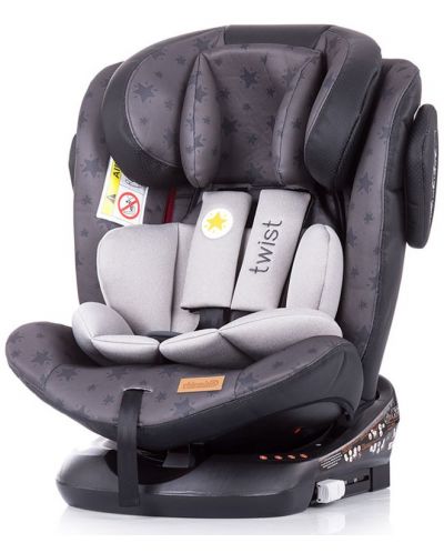Столче за кола Chipolino - Туист, с IsoFix, 0-36 kg, сиво