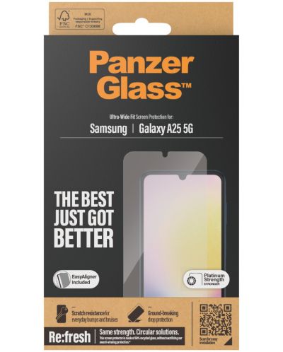 Стъклен протектор PanzerGlass - UWF, Galaxy A25 5G - 3