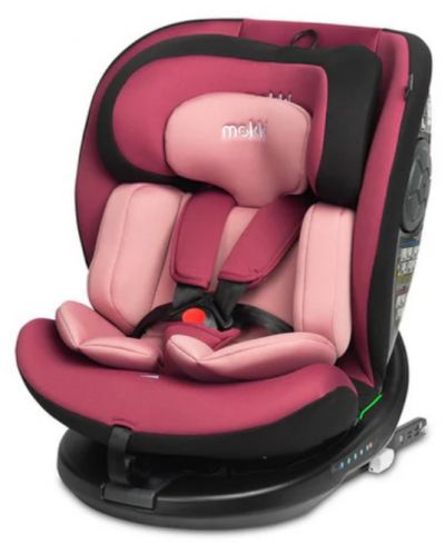 Столче за кола Caretero - Mokki, i-Size, IsoFix, 40-150 cm, Pink - 3