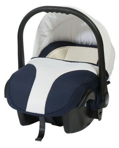 Детско столче за кола Baby Merc - Style, до 9 kg, тъмно синьо - 1