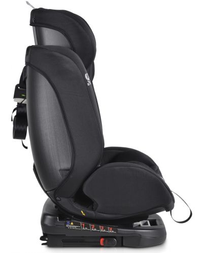 Столче за кола Moni - Serengeti, 0-36 kg, с Isofix, черно - 6