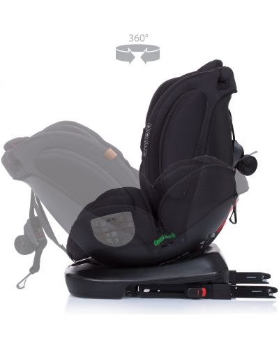 Столче за кола Chipolino - 4Kid, i-Size, 0-36 kg, черно - 6