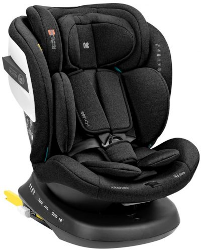 Стол за кола KikkaBoo - i-Cruise, IsoFix, i-Size, 40-150 cm, Black - 1