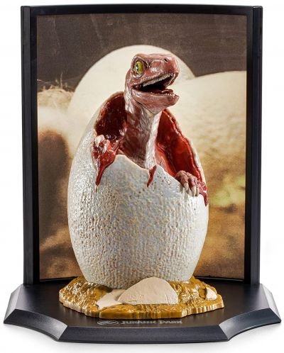 Статуетка The Noble Collection Movies: Jurassic Park - Raptor Egg (Life Finds A Way) (30th Anniversary), 12 cm - 1