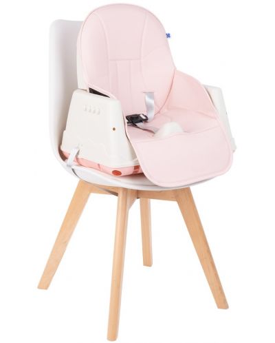 Столче за хранене KikkaBoo - Creamy, розово - 4