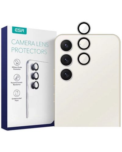 Стъклени протектори ESR - Camera Lens, Galaxy S23/S23 Plus, черни - 3