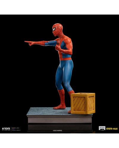 Статуетка Iron Studios Marvel: Spider-Man - Spider-Man (60's Animated Series) (Pointing) - 2