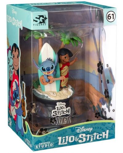 Статуетка ABYstyle Disney: Lilo & Stitch - Surfboard, 17 cm - 10