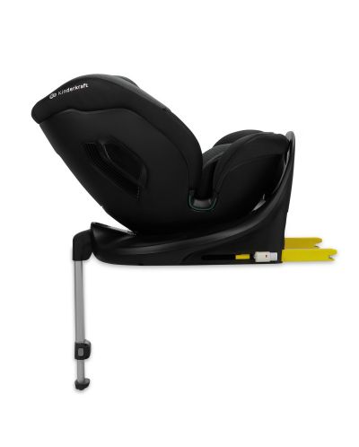 Столче за кола KinderKraft - I-Fix 360°, i-Size, 40-150 cm, Graphite Black - 8