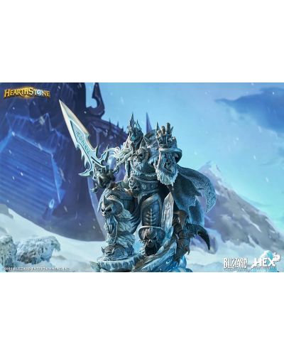 Статуетка HEX Collectibles Games: Hearthstone - The Lich King, 48 cm - 6