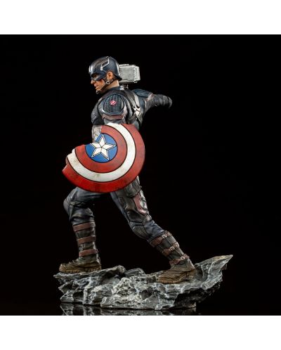 Статуетка Iron Studios Marvel: Avengers - Captain America Ultimate, 21 cm - 9