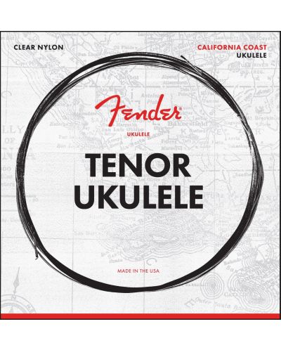 Струни за тенор укулеле Fender - Tenor Ukulele, 28-41, прозрачни - 1