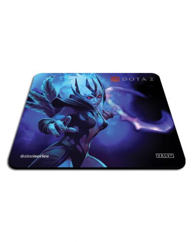 Гейминг подложка SteelSeries - QcK+ Dota 2 Vengeful Spirit Edition, S, мека, синя