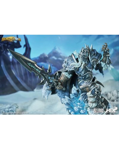 Статуетка HEX Collectibles Games: Hearthstone - The Lich King, 48 cm - 7