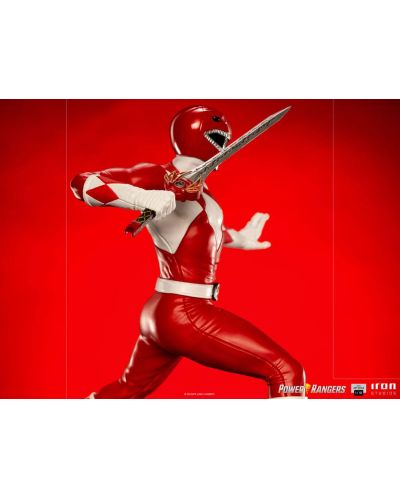 Статуетка Iron Studios Television: Mighty Morphin Power Rangers - Red Ranger, 17 cm - 9
