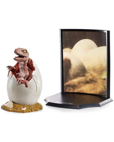 Статуетка The Noble Collection Movies: Jurassic Park - Raptor Egg (Life Finds A Way) (30th Anniversary), 12 cm - 5