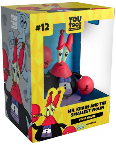 Фигура Youtooz Animation: SpongeBob SquarePants - Mr. Krabs and the Smallest Violin #12, 11 cm - 5