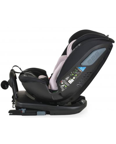 Стол за кола Cangaroo - Gravity, 360°, i-Size, с IsoFix , 40-150 cm, розов - 5