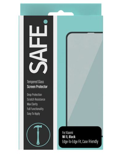 Стъклен протектор Safe - CaseFriendly, Xiaomi Mi 11 / 11 Ultra - 1