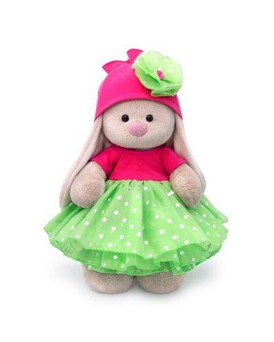 Плюшена играчка Budi Basa - Зайка Ми, с рокличка и шапка, 25 cm - 1