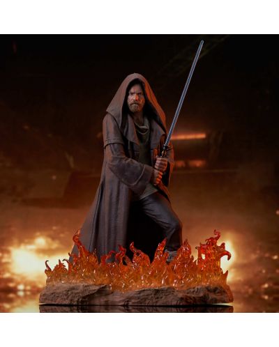 Статуетка Gentle Giant Movies: Star Wars - Obi-Wan Kenobi (Premier Collection), 30 cm - 4