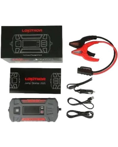 Стартов бустер Lokithor - J401X, 2500А, 12V, LiPo-батерия, -40°С - 3