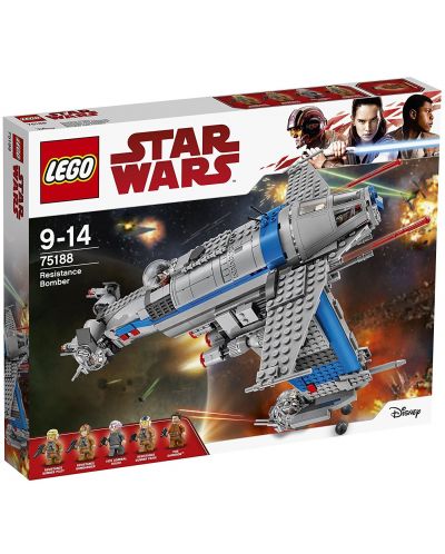 Конструктор LEGO, Star Wars - Бомбардировач на Съпротивата (75188)
