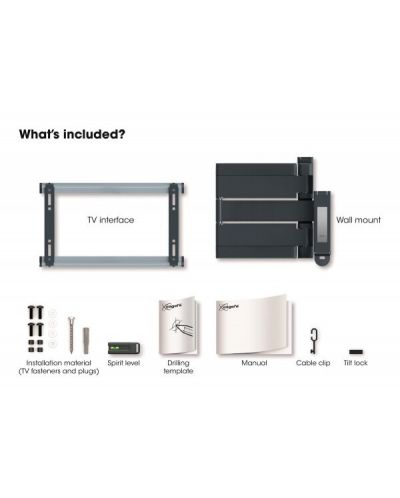 Стойка  Vogel's THIN 546 EXTRA  THIN FULL-MOTION TV WALL MOUNT FOR OLED TVs -40"-65"- до 30 кг - 4