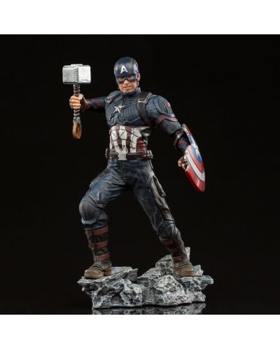 Статуетка Iron Studios Marvel: Avengers - Captain America Ultimate, 21 cm - 2