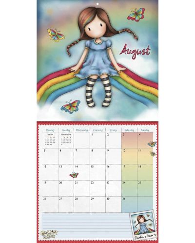 Стенен календар Santoro Gorjuss - Fairy Dusk, 2024 - 3