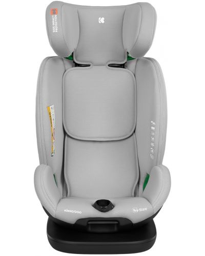 Столче за кола KikkaBoo - i-View, i-Size, 40-150 cm, светлосиво - 4