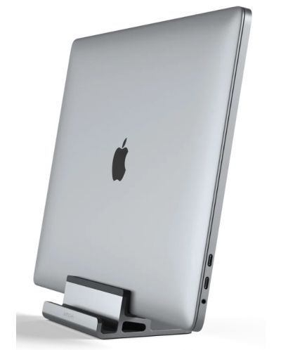 Стойка за таблет и лаптоп Satechi - Dual, MacBook Pro/iPad, сива - 5