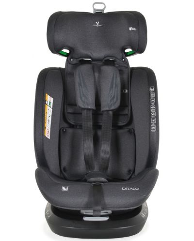 Столче за кола Cangaroo - Draco, 360°, I-Size, IsoFix, 40-150 cm, маслинено зелено - 7