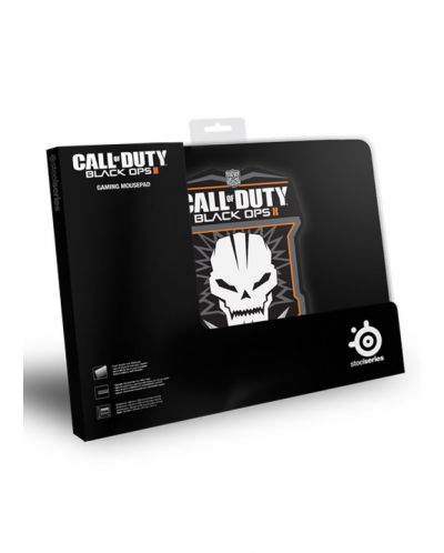 Гейминг подложка SteelSeries - QcK Call of Duty Black Ops II, M, мека, черна