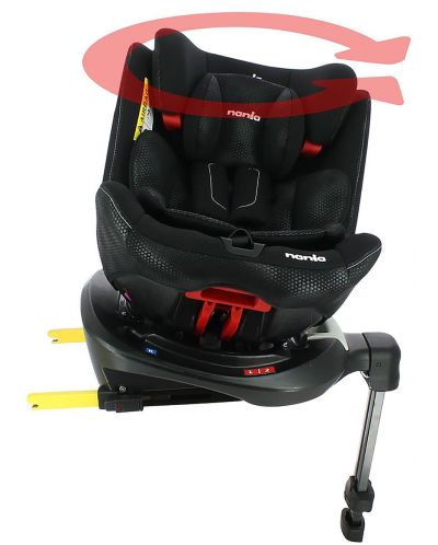 Столче за кола Nania - Ranger, 360°, с IsoFix, 0-36 kg, Black - 2