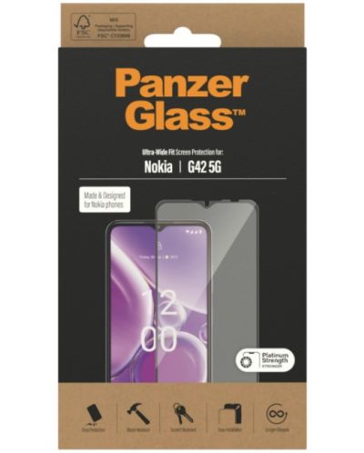 Стъклен протектор PanzerGlass - CaseFriend, Nokia G42 5G - 3