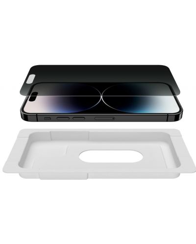 Стъклен протектор Belkin - ScreenForce Privacy, iPhone 14 Pro - 4