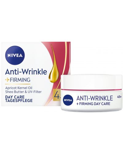 Nivea Anti-Wrinkle Стягащ дневен крем, 45+, 50 ml - 1